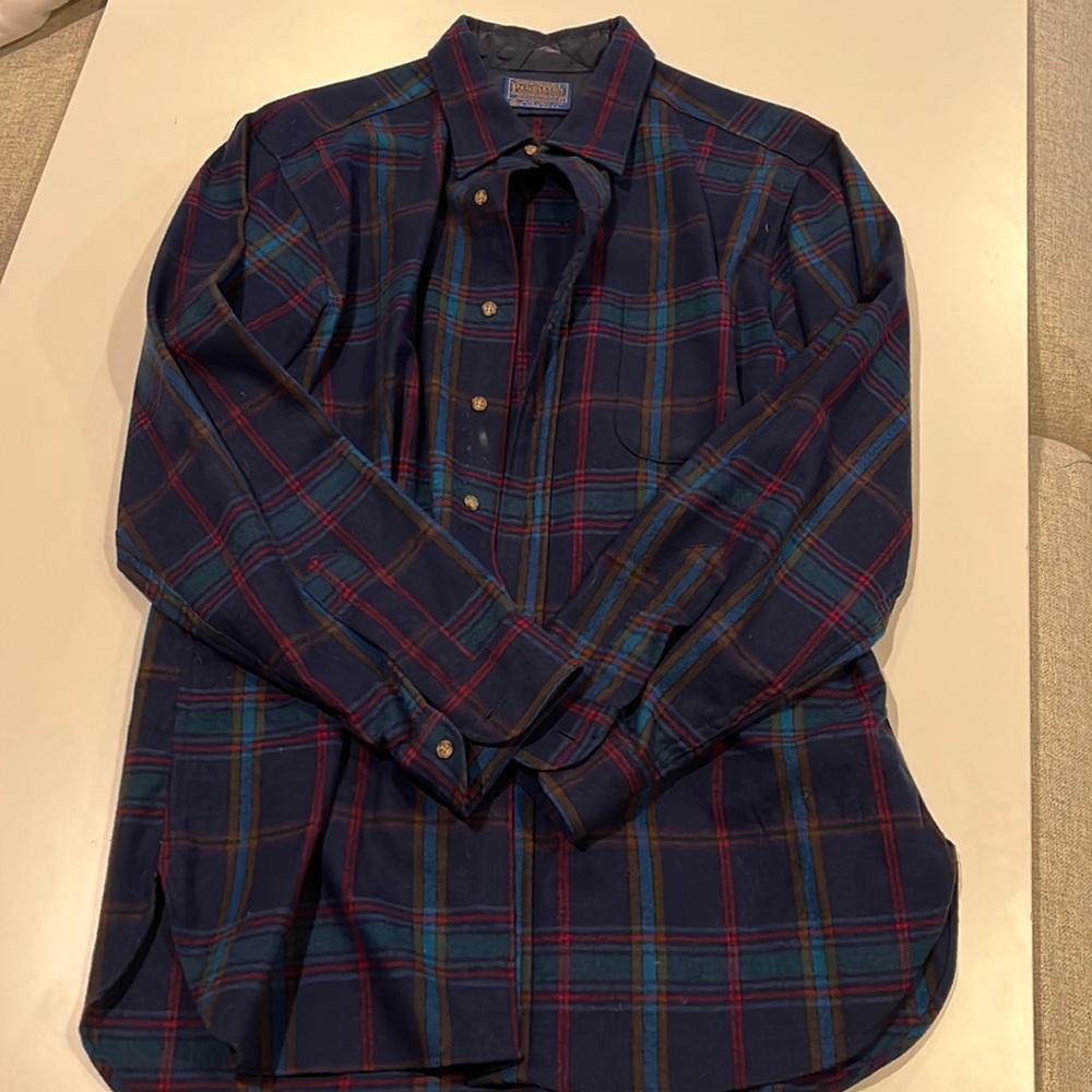 Vintage Pendleton Flannel Button Up - image 1